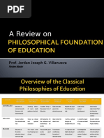 Philosophical Foundation of Education