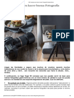 66 Consejos para Hacer Buena Fotografía Gastronómica PDF