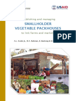 Establishing and Managing Smallholder Vegetable Packhouses