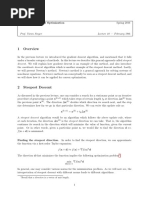 (k+1) K (K) (K) (K) : Recall That A Direction Is A Vector of Unit Length