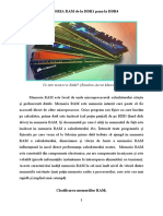 Memoria RAM de La DDR1 Pana La DDR4