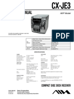 Service Manual: CX-JE3