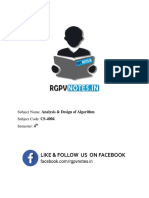 Unit 5 - Analysis and Design of Algorithms - WWW - Rgpvnotes.in PDF