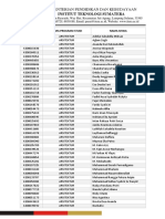 Pengumuman Kelulusan SNMPTN ITERA 2020 PDF