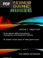 9 Video Game Music Lesson 2