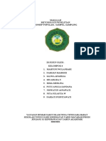 KONSEP POPULASI SAMPEL DAN SAMPLING