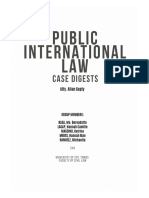 Case Digests On Public International Law: Chapter 1 and 2