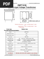 ZMPT101B Specification PDF