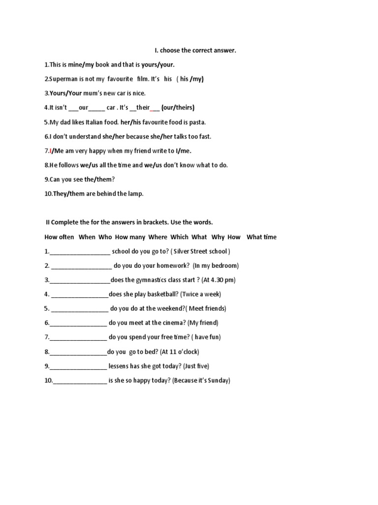 English Grammar Practice Exercises | PDF