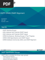 3GPP ORAN ONAP Alignment: Vimal Begwani AT&T Labs November 7, 2019