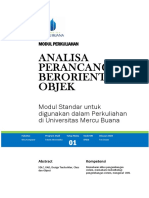 Analisa Berorientasi Objek TI PDF