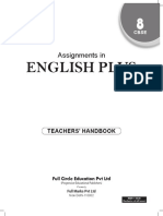 Assignment in English Plus Class 8 Teachers Handbook PDF