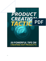 Product Creation Tactics
