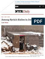 Among Syria's Exiles in Jordan The New York Review of Books Daily