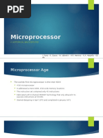 Microprocessor: A Historical Background