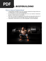 Naturl Bodybuilding: What Is Natural Bodybuilding?