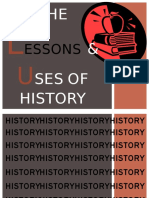 THE & SES OF History: Essons