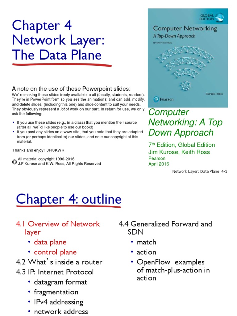 Chapter 4 V7.01 PDF | PDF | Computer Network | Internet Protocols