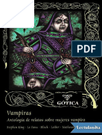 Vampiras Antologia de Relatos Sobre Mujeres Vampiro - AA VV PDF