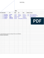 Business Plan Distribution / Investor Tracking