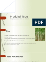 Produksi Tebu