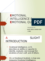 EMOTIONAL INTELLIGENCE & EMOTIONAL QUOTIENT