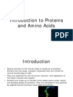 Introduction to Proteins and Amino Acids