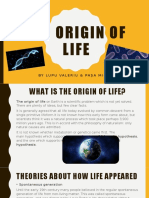 The Origin of Life: by Lupu Valeriu & Pașa Mihail