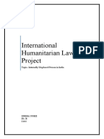 International Humanitarian Law Project: Topic-Internally Displaced Person in India