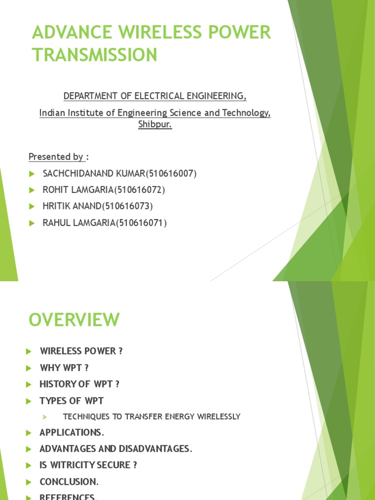 Advanced Wireless Power Transfer System Pdf Wireless Electric