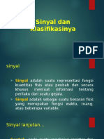 Muslimin, ST, MT - 2. Sinyal Dan Klasifikasinya