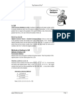 Factors & Multiples