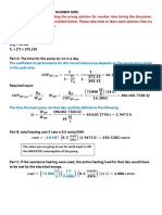 Corrections For Problem Number Nine