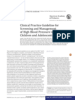 Clinical Practice Guideline for Screening and Management of High Blood Pressure in Children and Adolescents