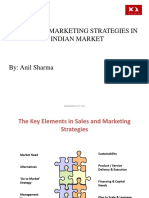 Sales and Marketing Strategies in Indian Market