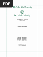 Module 5 - RRL Capstone Project Format (Part 2) | PDF