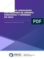 UFEM Homicidios Agravados Por Razones de Género - Femicidios y Crímenes de Odio