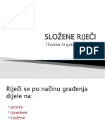 Slozene Rijeci - Crnogorski Jezik