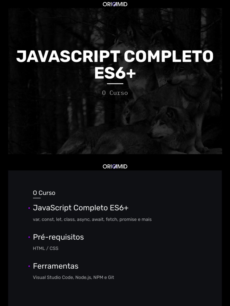 Curso Completo de JavaScript ES6+ | PDF | Modelo de Documento por ...