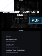 Javascript Completo Es6+: Vscode, Node E Git