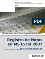 Excel2007 Registro