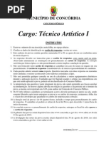 Técnico Artístico I