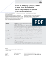 Oral Administrations of Hancornia Speciosa Gomes Latex Do Not Increase Bone Neoformation