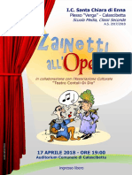 Zainetti All'Opera - Locandina