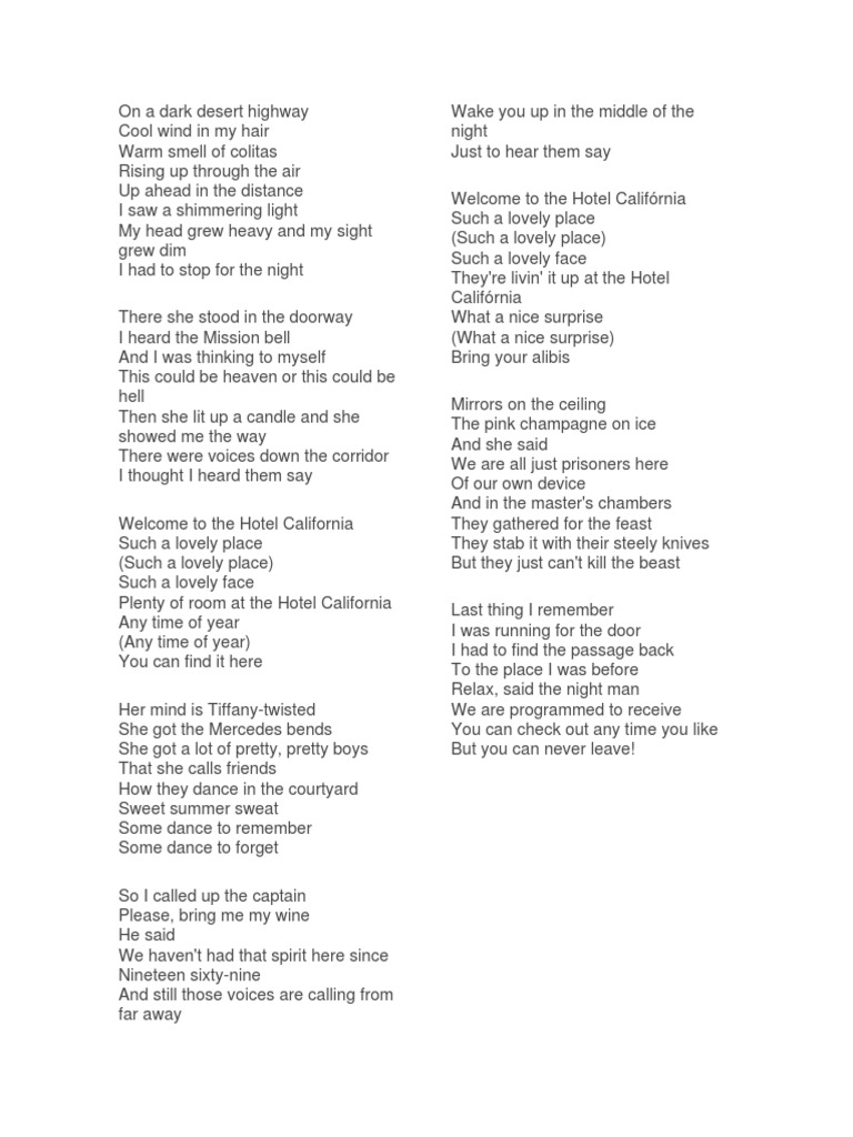 On A Dark Desert Highway PDF