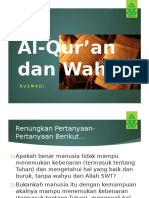 #1 Al-Qur'an Dan Wahyu