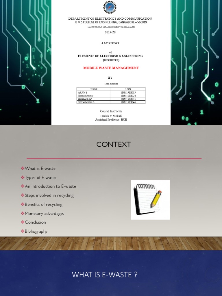 MOBILE WASTE MANAGEMENT in PDF PDF PDF Recycling