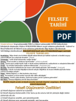 Felsefe Tarihi I-II-III. Ünite (Düzenlendi) PDF