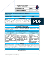 Plan de Mejoramiento Ciencias Naturales-Grado Sexto-Periodo 2 - 2015