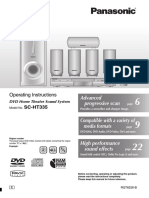 Panasonic sc-ht355 PDF